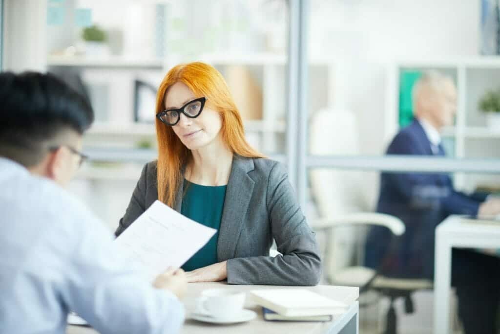 Woman in Job Interview