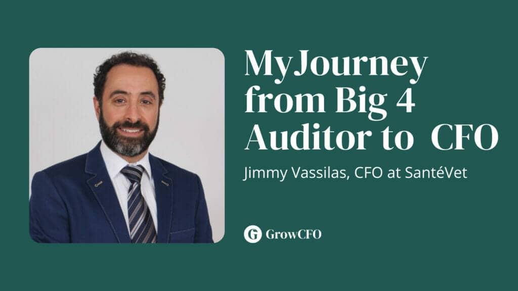 Jimmy Vassilas joins Kevin Appleby on the GrowCFO Show to talk about his journey to CFO with Santevet