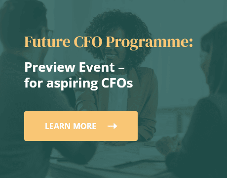 Future CFO programme preview event. Designed to help finance professionals progress through the finance jobs career ladder.