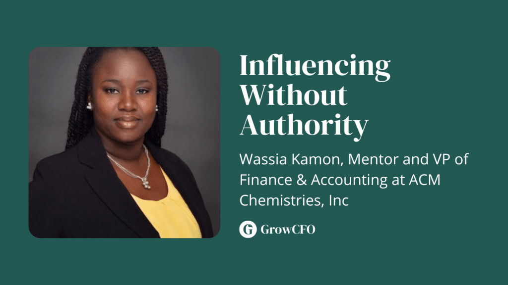 Influencing without authority, Wassia Kamon joins Kevin Appleby on The GrowCFO Show