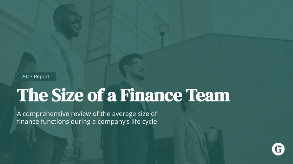 The size of a finance team