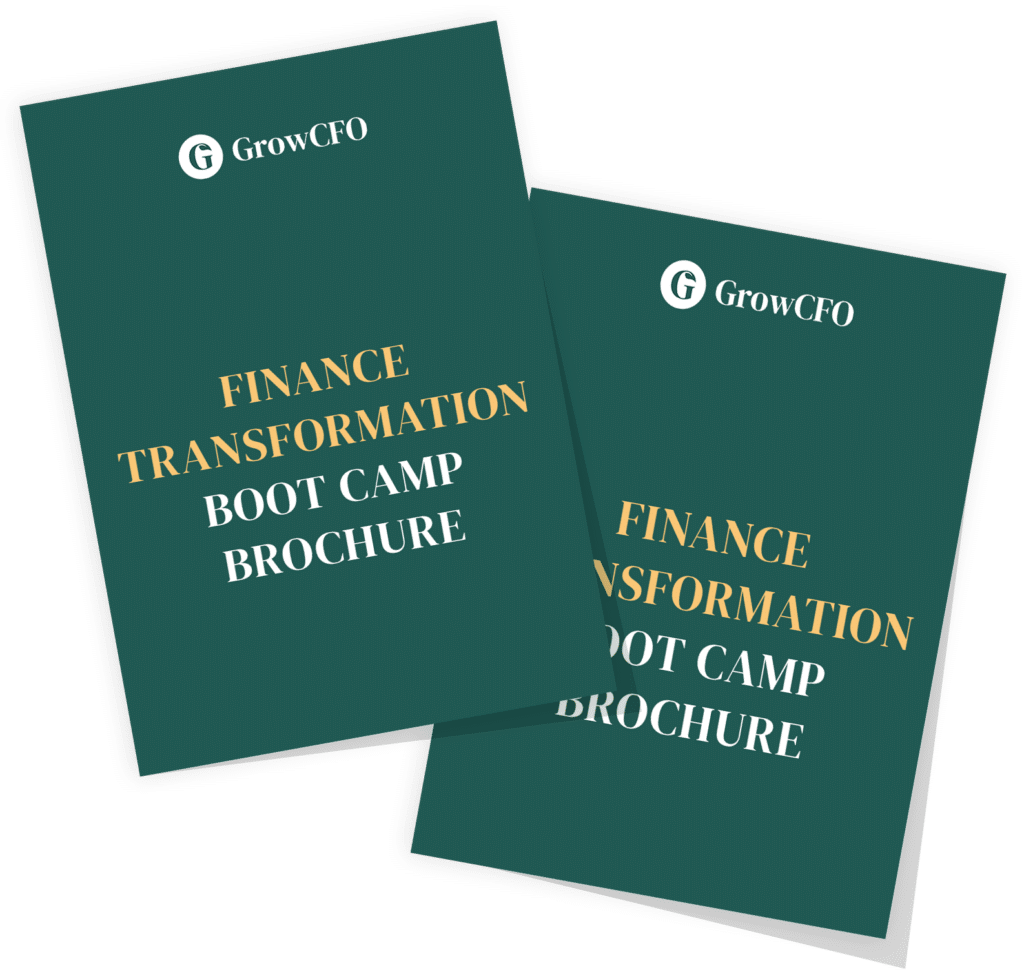 finance transformation course brochure