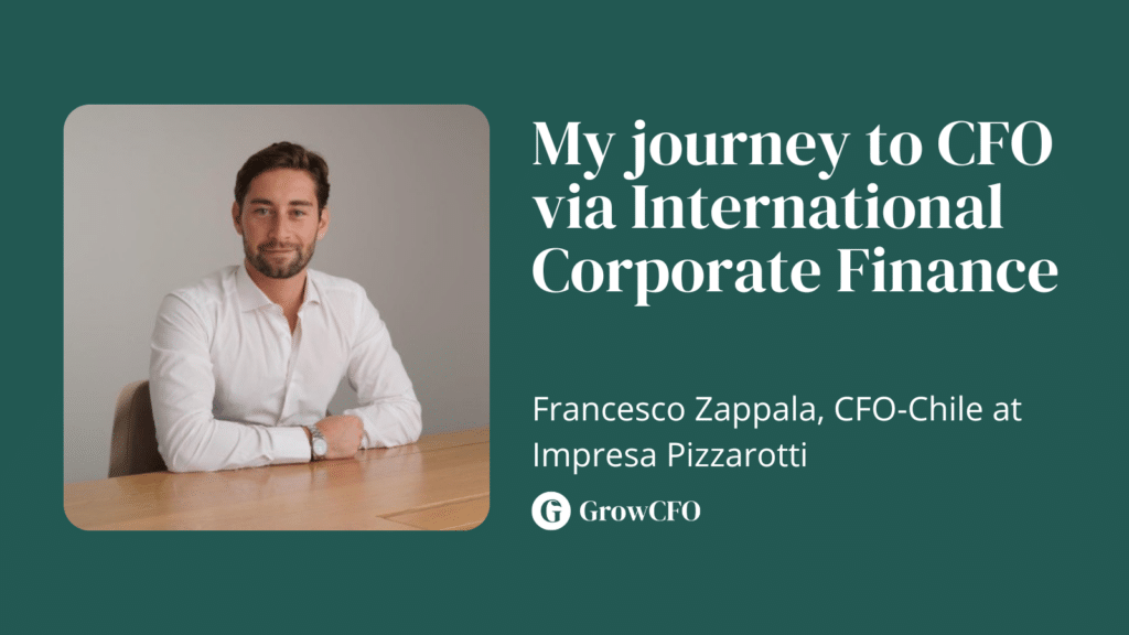 My journey to CFO via international corporate finance with Francesco Zappala